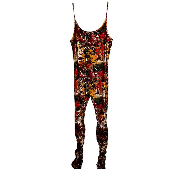 NWT It's Fashion 1X Women's Pantsuit Jumpsuit Sleeveless Plus 14W 16W New Tags - Picture 4 of 7